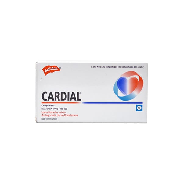 Cardial 5 Mg 30 Tabletas - Hollidays Cardial 5 Mg 30 Tabletas - Hollidays